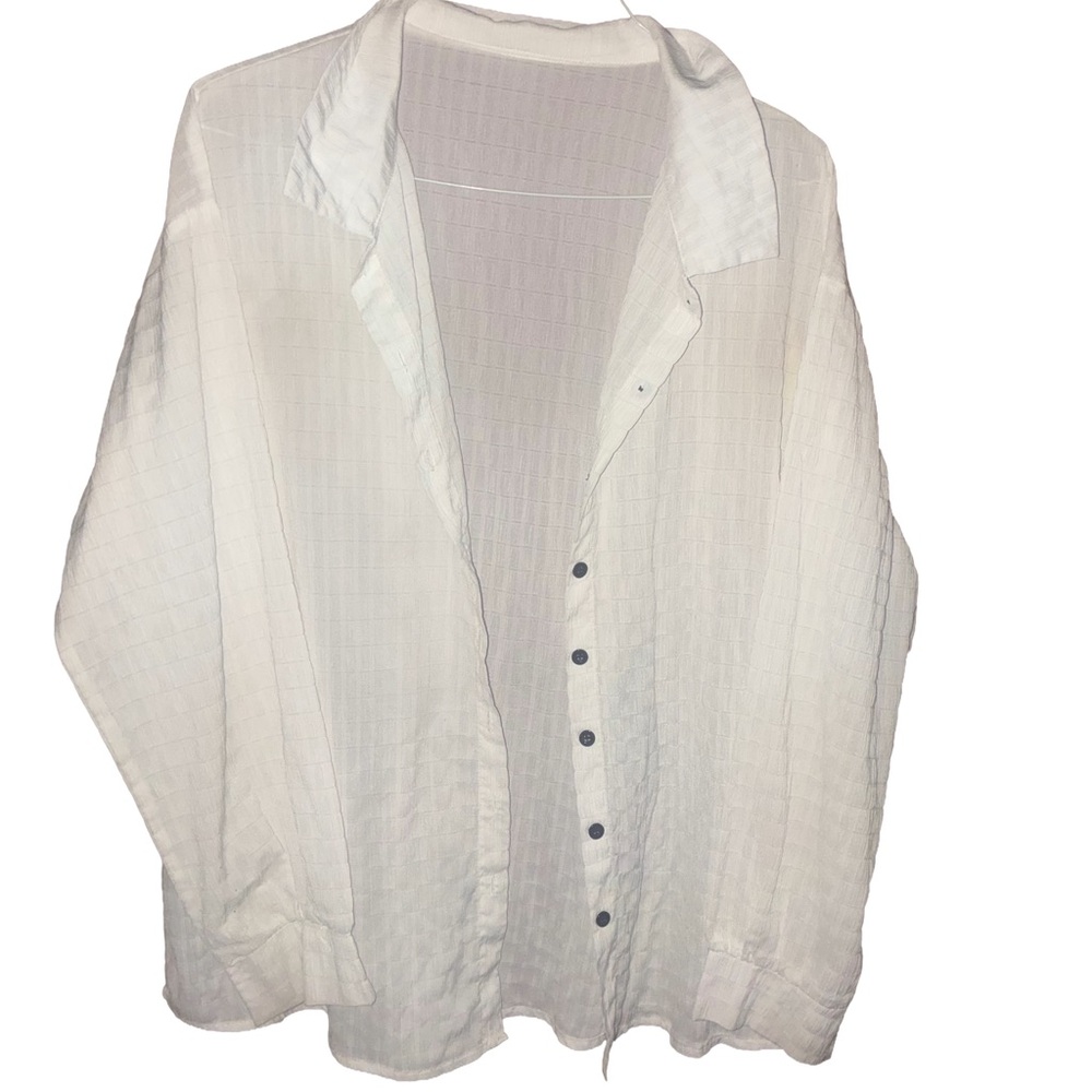 White Button-Up Shirt